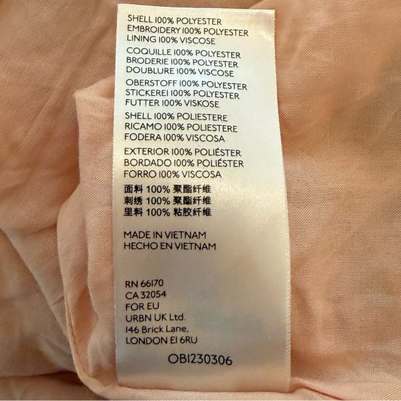 Anthropologie Maeve Bernadette Rose Gold Sequin Tiered Midi Dress Size M - Picture 10 of 17